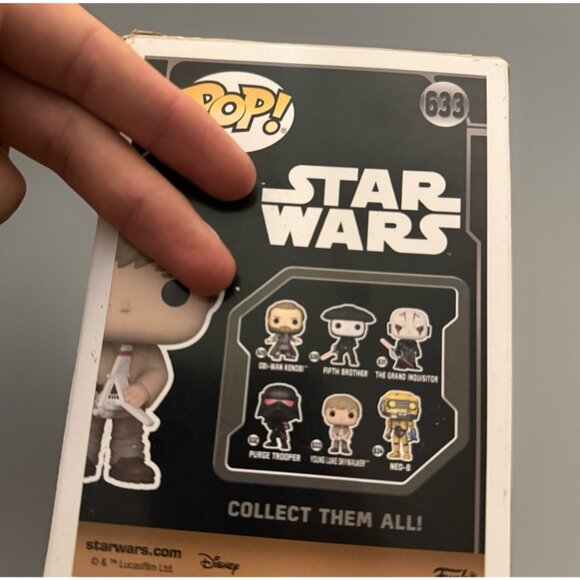 Young Luke Skywalker Funko Pop #633 Star Wars Collectible Jedi Toy The Force - Picture 4 of 8